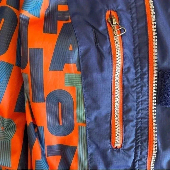 KID1234 Boys Blue Hooded  Rain  Waterproof Hooded Jacket Coat SZ 6-7 #2229 - Picture 10 of 12